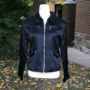 OTA Outertown☀️Vintage Y2K black moto jacket